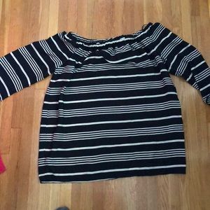 Light weight off the shoulder top.